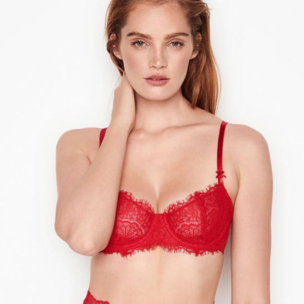 VS unlined Red Bra 34b